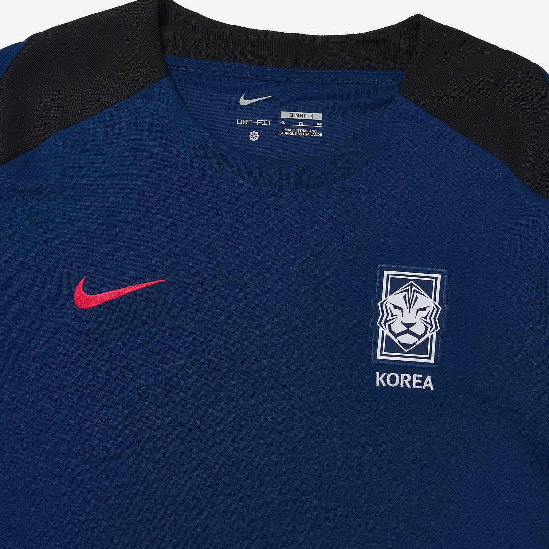 나이키 대한민국 드라이핏 스트라이크 니트 풋볼 탑 글로벌 블루(Nike Korea Dri-Fit Strike Knit Football Top Global Blue) - 3