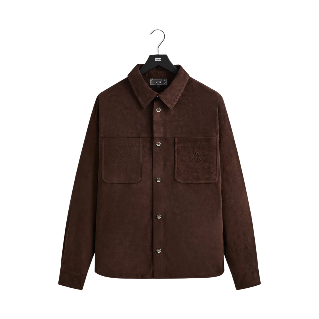 KHM033687-228 Kith Suede Apollo Shirt Derby