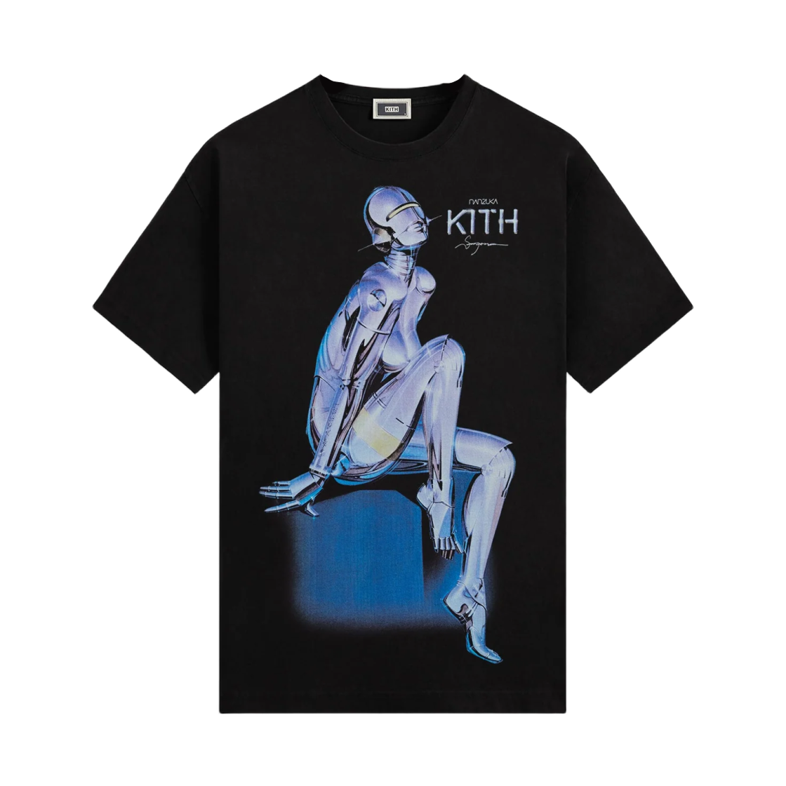 키스 난주카 갤러리 소라야마 모델 A 티셔츠 블랙(Kith Nanzuka Gallery Sorayama Model A T-Shirt Black)