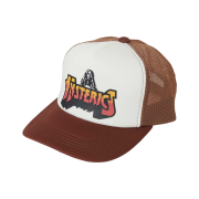 Hysteric Glamour Bad Ass Fire Logo Mesh Cap Brown