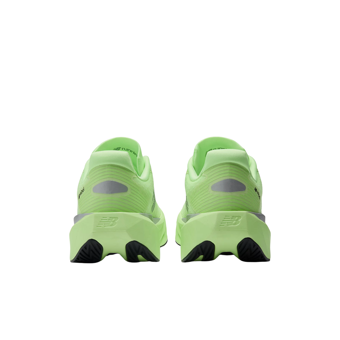 (W) 뉴발란스 퓨어셀 레벨 v5 랩 그린 실버 메탈릭 - B 스탠다드((W) New Balance FuelCell Rebel v5 Lab Green Silver Metallic - B Standard) - 3