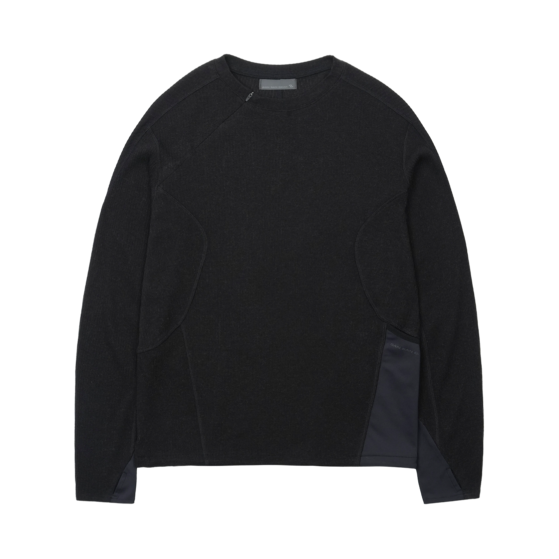 SG2503TSTL02 Sansan Gear Ribbed Long Sleeves Black