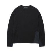 Sansan Gear Ribbed Long Sleeves Black