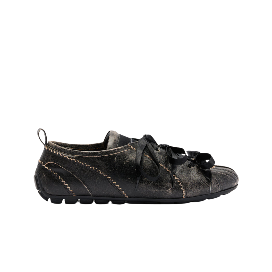 BPT6-0813 Simone Rocha Ballerina Grip Trainer Dark Brown