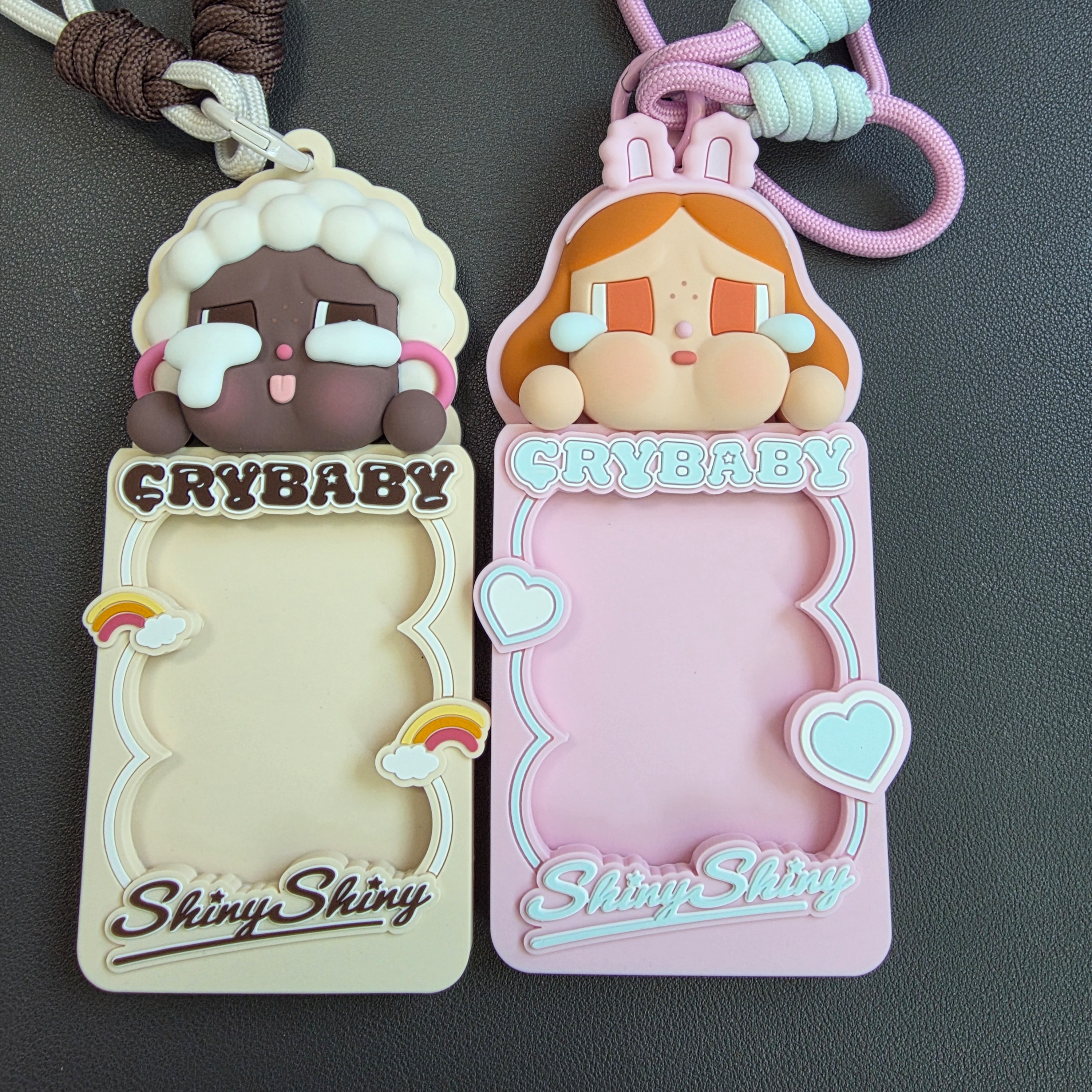 Pop Mart Crybaby Shiny Shiny Series Card Holder Sealed Case (1 Blind Box), Pop Mart Crybaby Shiny Shiny Series Card Holder Sealed Case (6 Blind Boxes) 착용 스타일
