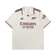Adidas Arsenal 2025/26 3rd Jersey Cloud White Team Coll Burgundy 2 - KR Sizing (Non Marking Ver.)