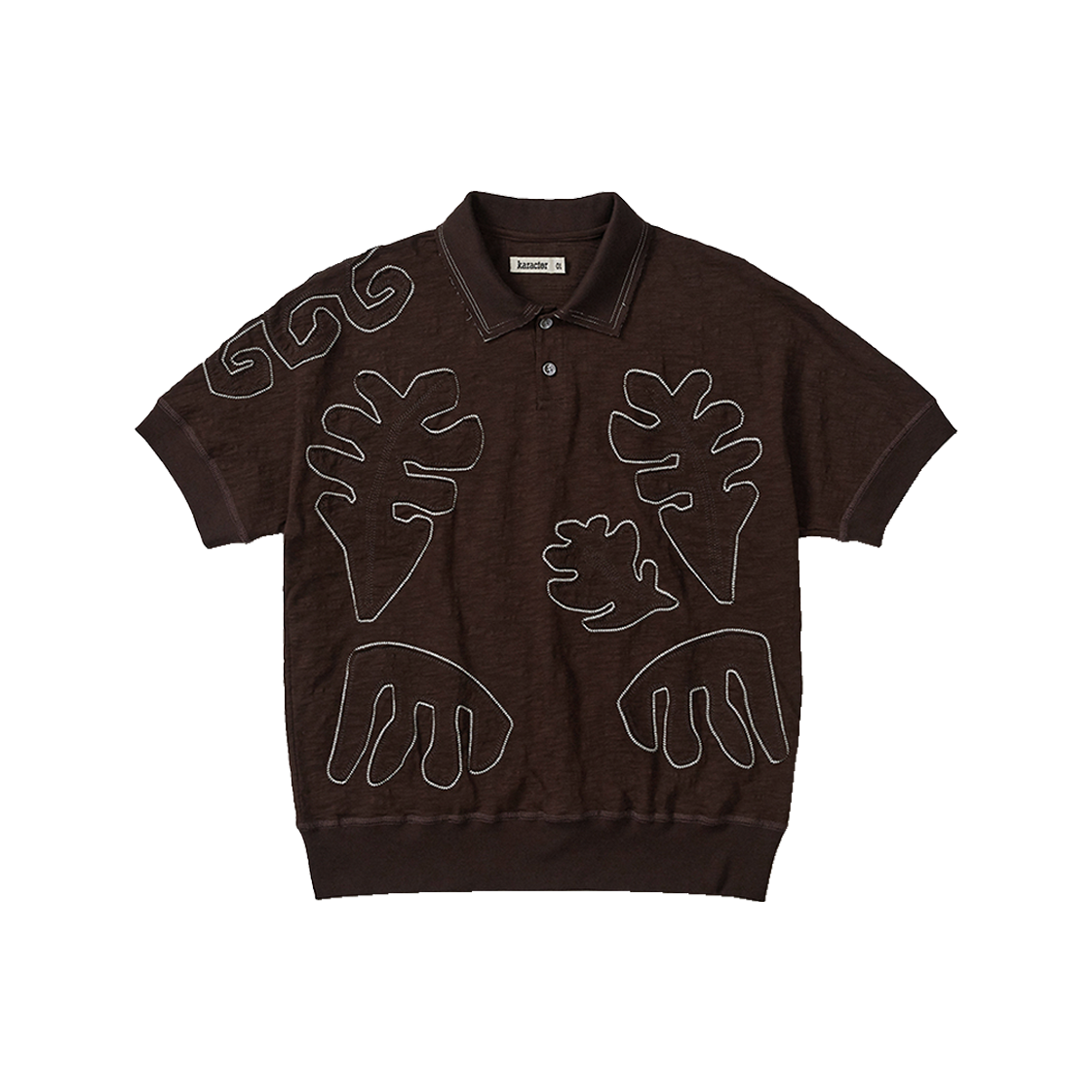 카락터 오크 폴로 셔츠 브라운(Karactor Oak Polo Shirt Brown)