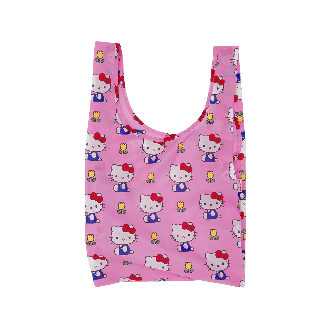바쿠 x 산리오 스탠다드 리유저블 백 헬로 키티 핑크(Baggu x Sanrio Standard Reusable Bag Hello Kitty Pink)