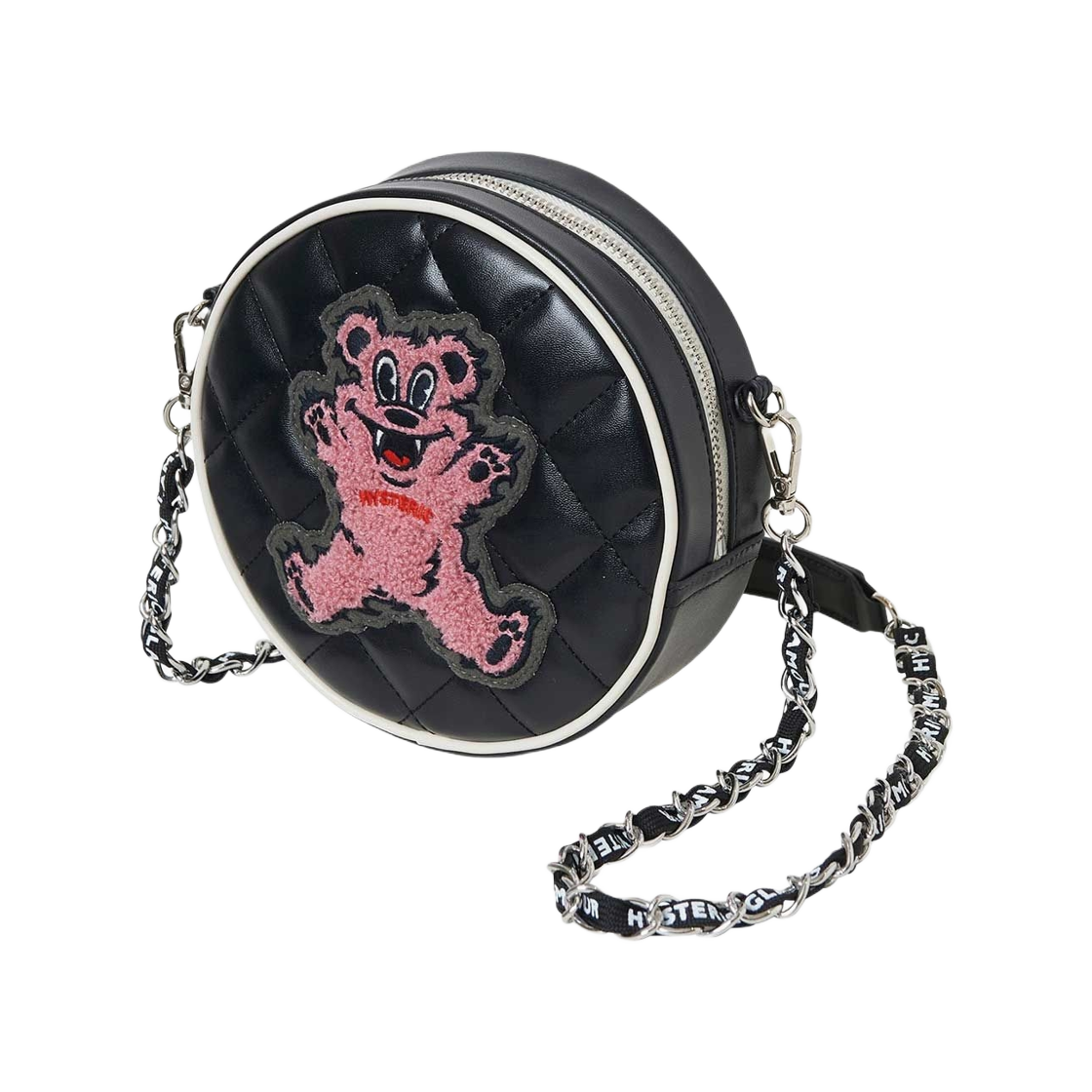 (W) 히스테릭 글래머 파이어 베어 숄더백 블랙((W) Hysteric Glamour Fire Bear Shoulder Bag Black)