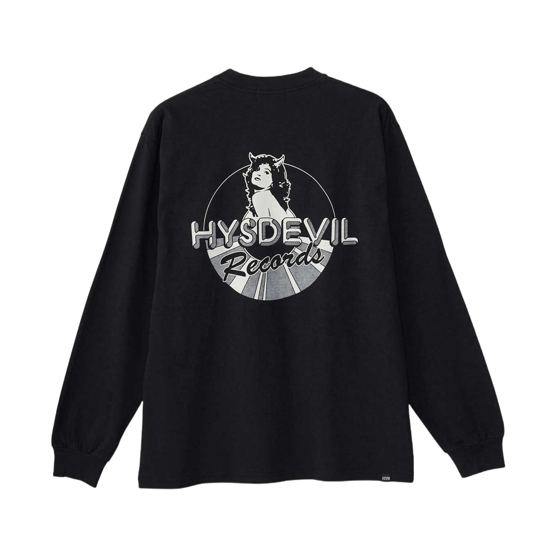 히스테릭 글래머 히스데빌 레코드 티셔츠 블랙(Hysteric Glamour Hysdevil Records T-Shirt Black) - 2