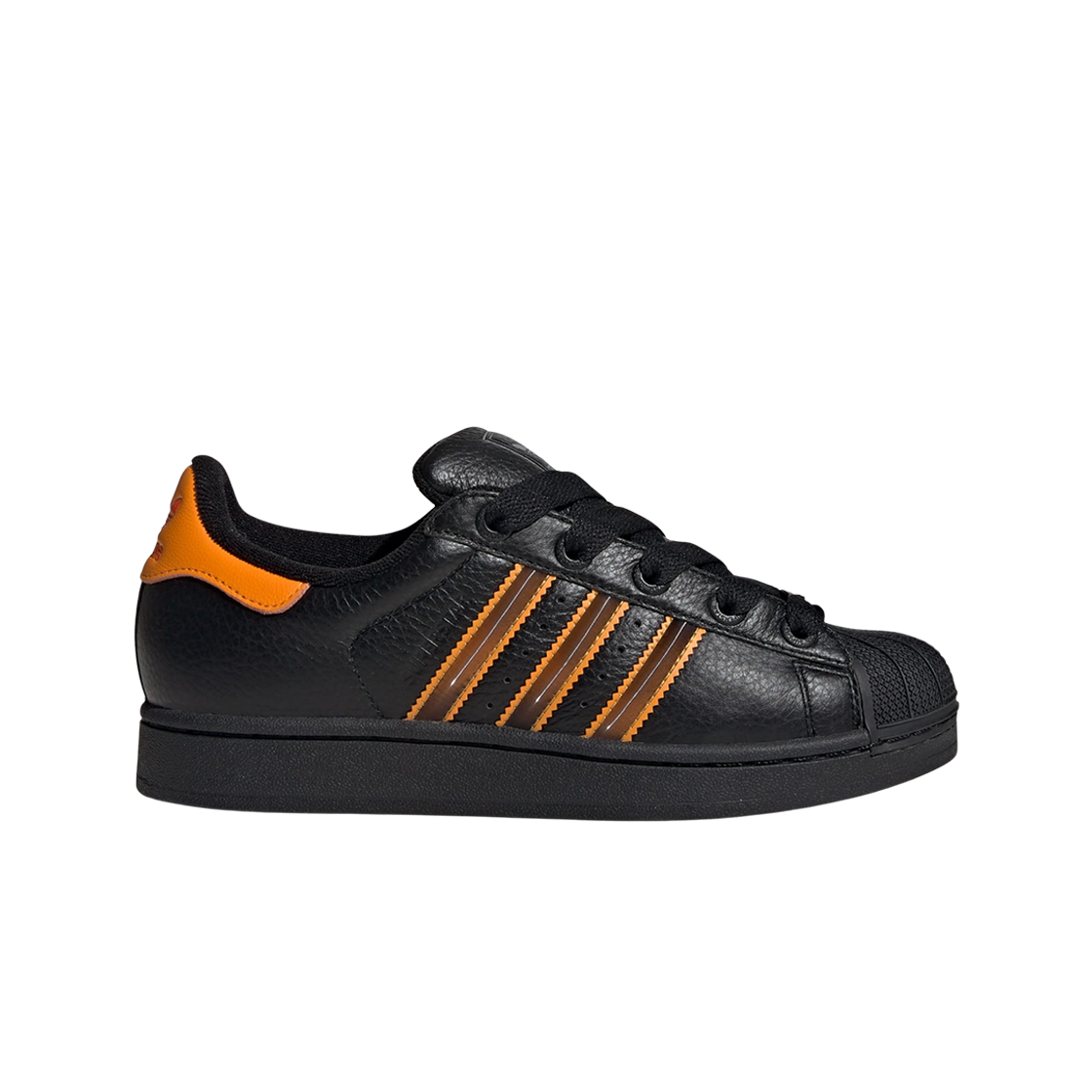 JQ6469 (W) Adidas Superstar II Core Black Crew Orange