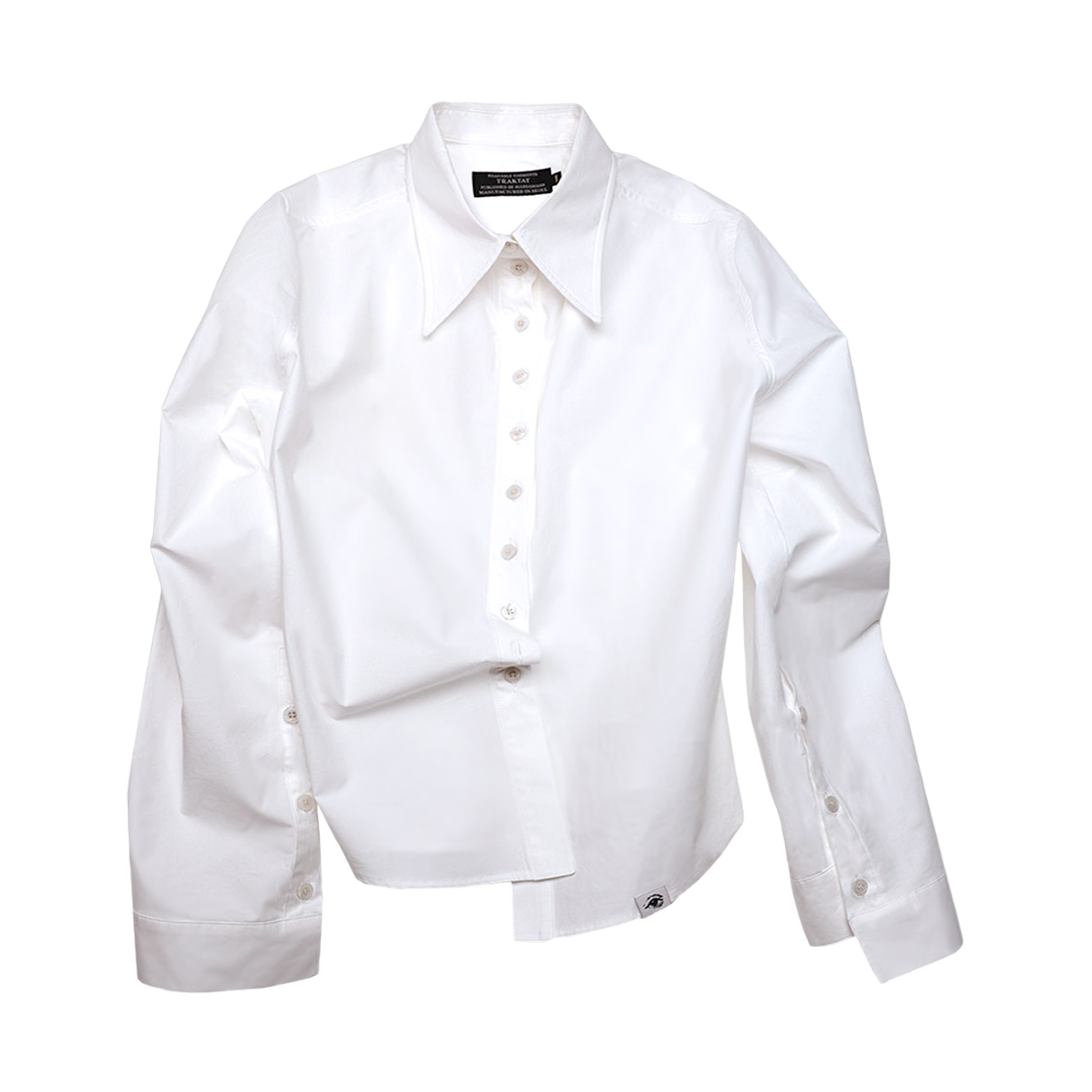 25SF-313 Traktat Subjekt Shirt Nautilus White