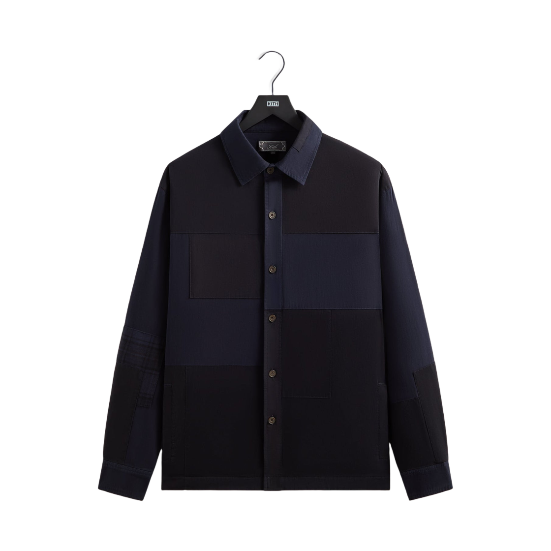 KHM010828-432 Kith Garment Dyed Isaiah Buttondown Ink