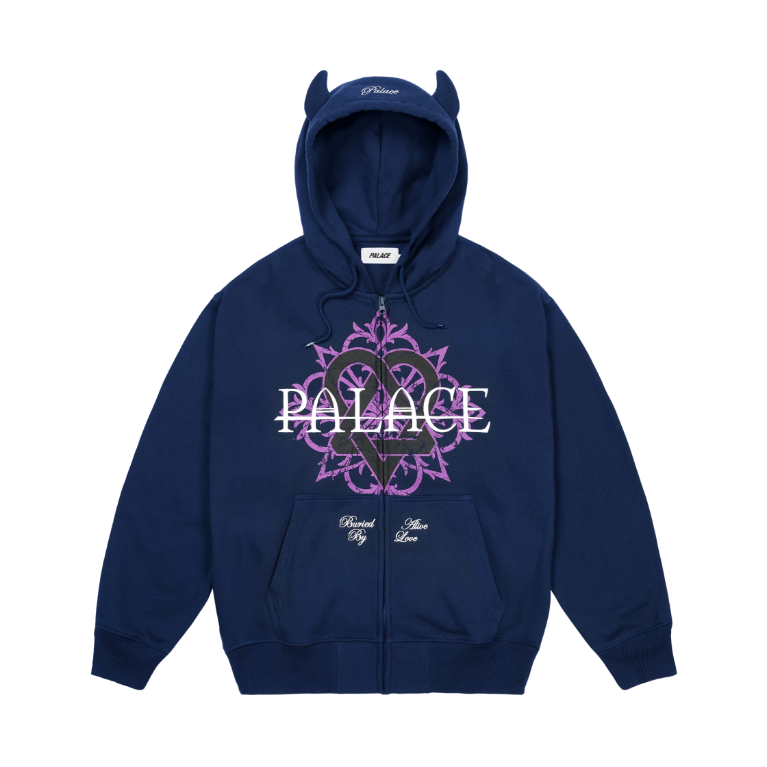 팔라스 x 힘 그램 후드 네이비 - 25FW(Palace x HIM Gram Hood Navy - 25FW)