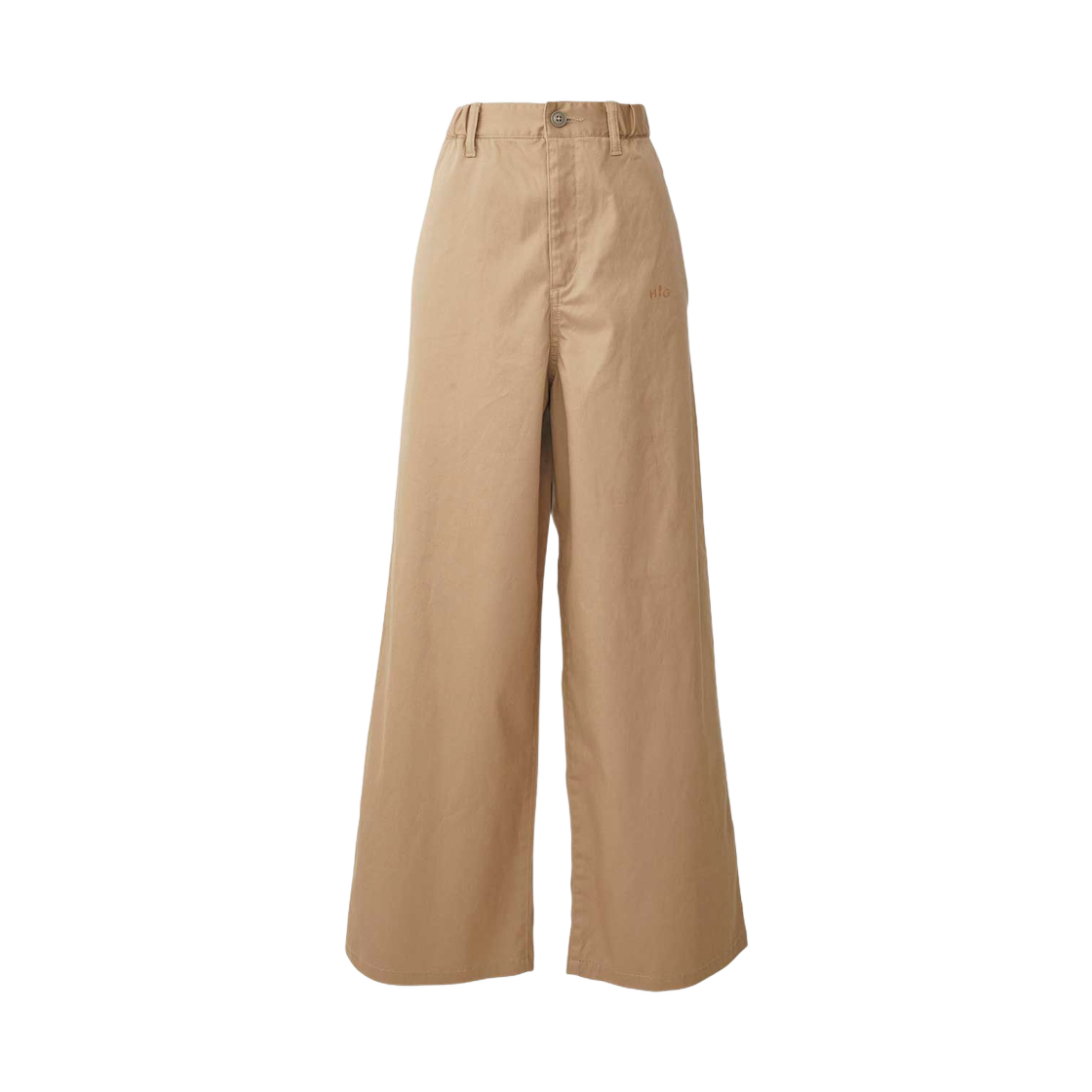 (W) 히스테릭 글래머 와이드 치노 팬츠 베이지((W) Hysteric Glamour Wide Chino Pants Beige) - 1