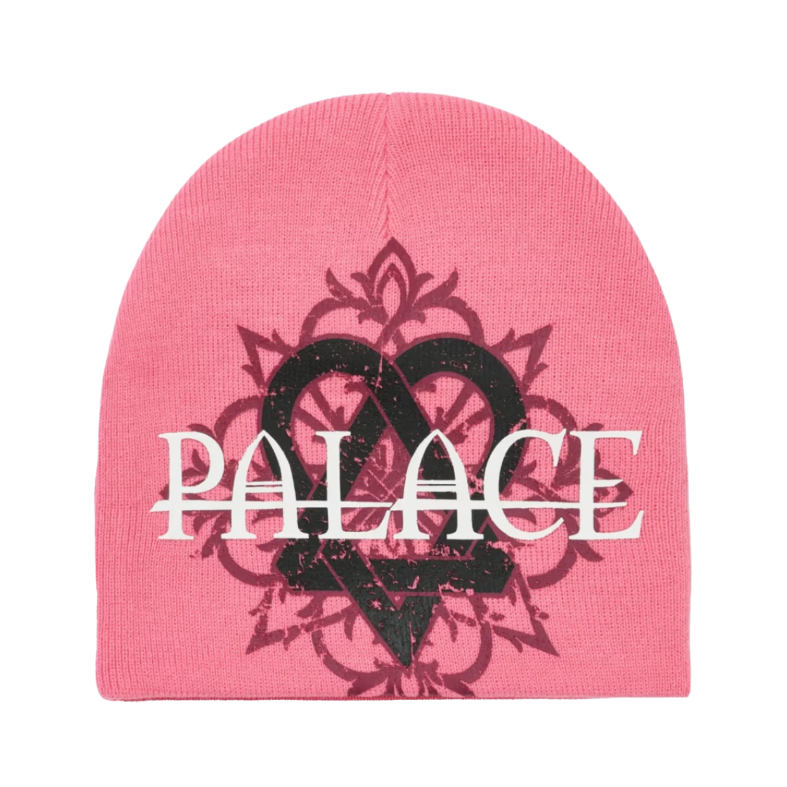 - Palace x HIM Gram Nein Cuff Beanie Pink - 25FW