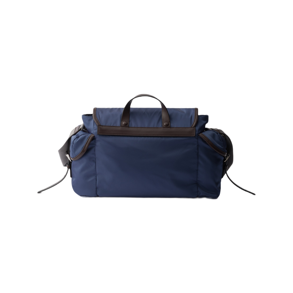 프라다 리나일론 앤 레더 숄더백 에비에이션 블루(Prada Re-Nylon and Leather Shoulder Bag Aviation Blue) - 2