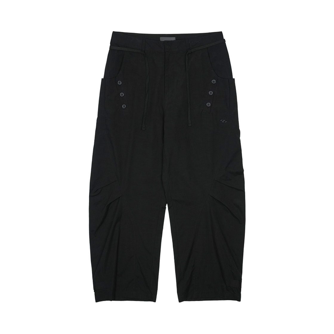 산산기어 타이 팬츠 블랙(Sansan Gear Tie Pants Black)