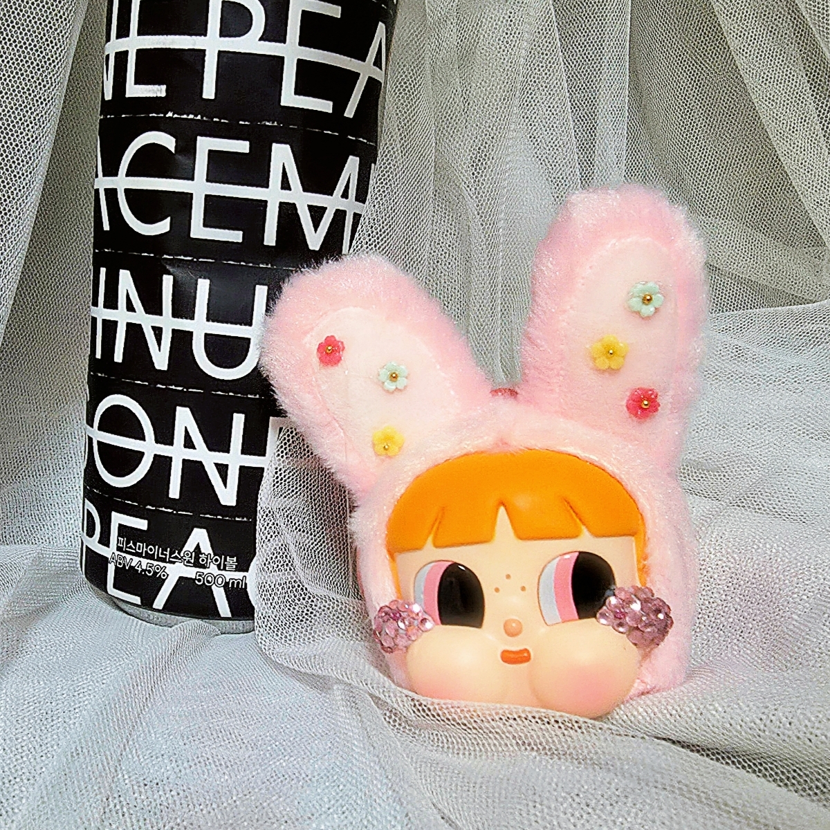 Pop Mart Crybaby x Powerpuff Girls Series Keyring Sealed Case (1 Blind Box) 착용 스타일