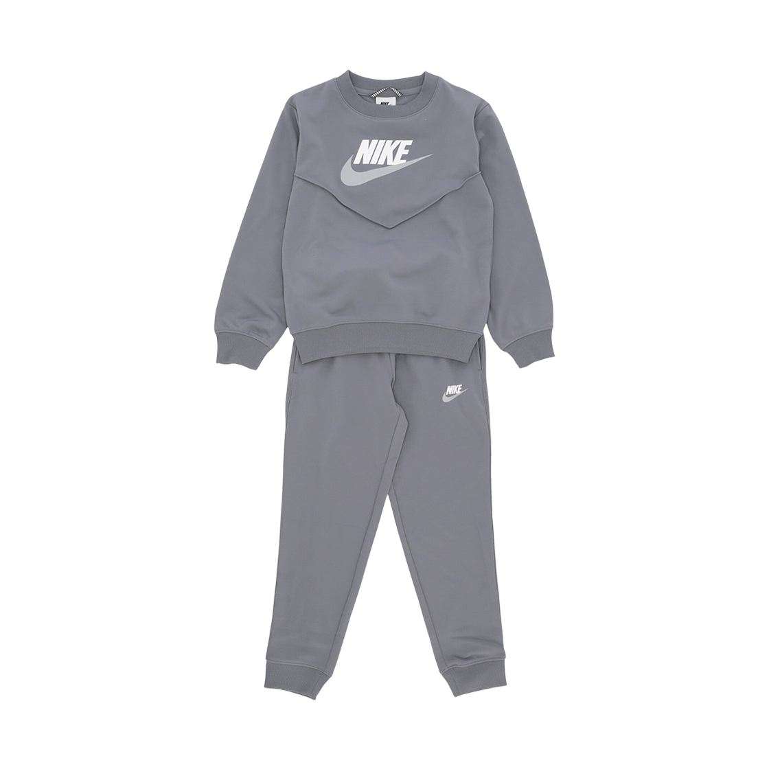 FD3090-084 (Kids) Nike NSW Tracksuit Smoke Grey White