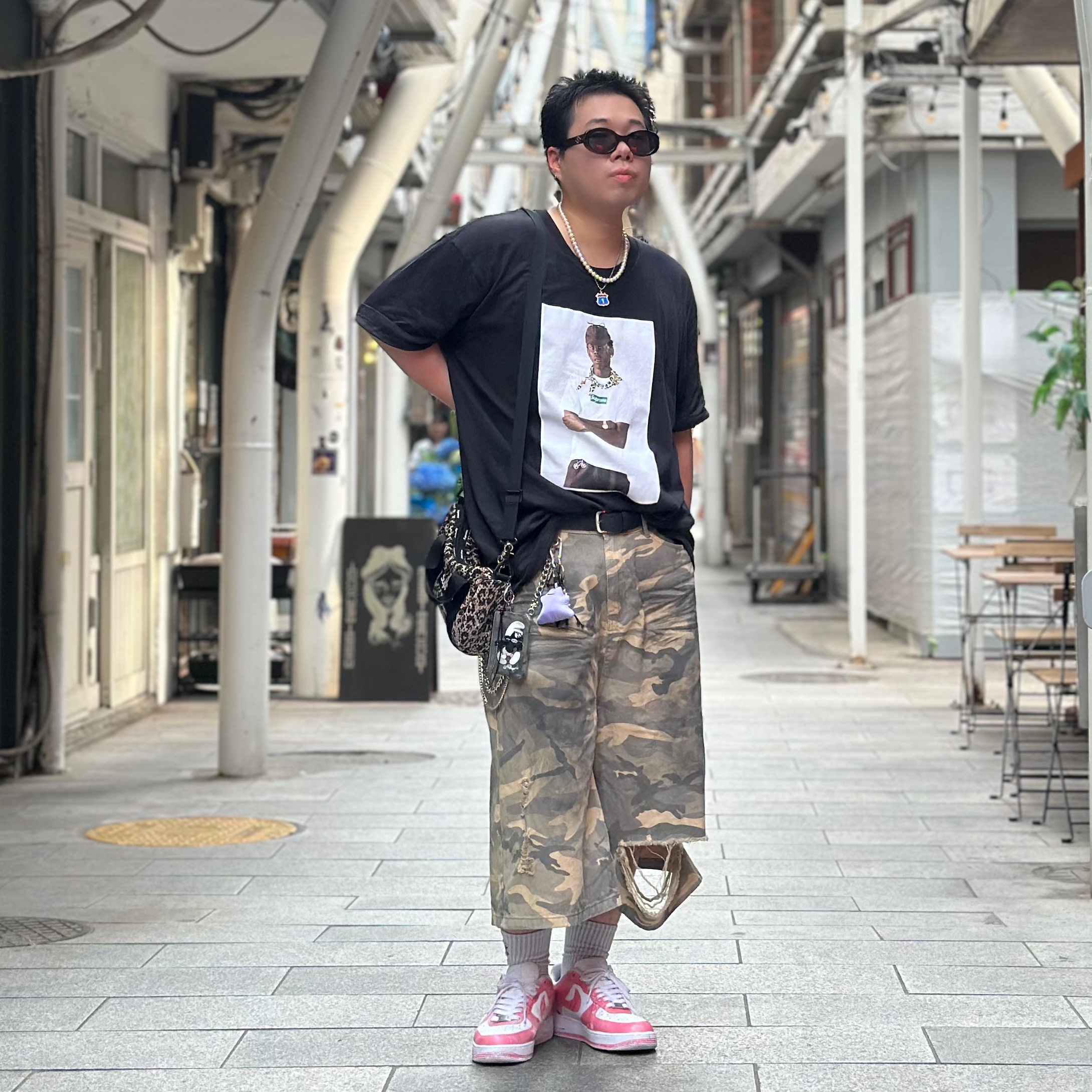 Supreme Tyler The Creator T-Shirt Black - 24FW 착용 스타일 - 4