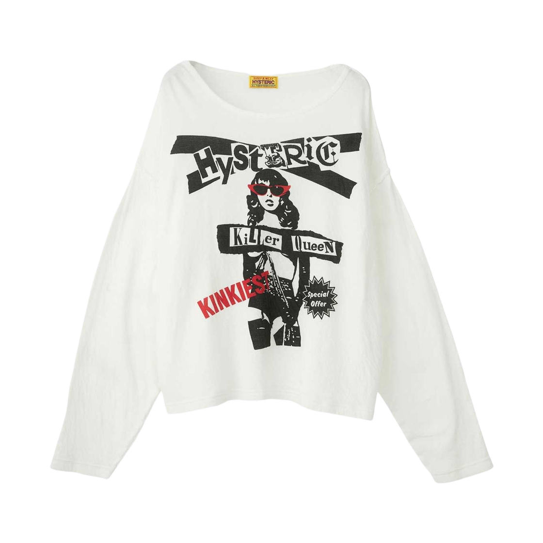 01253CL15 (W) Hysteric Glamour Special Offer Pullover White