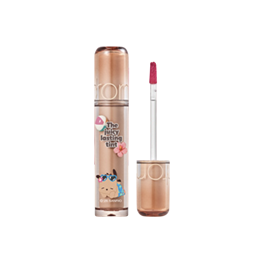 롬앤 x 태닝 산리오 캐릭터 더 쥬시 래스팅 틴트 태닝 포차코 23 피치 피치 미(Rom&nd x Tanning Sanrio Character The Juicy Lasting Tint Tanning Pochaco 23 Peach Peach Me)