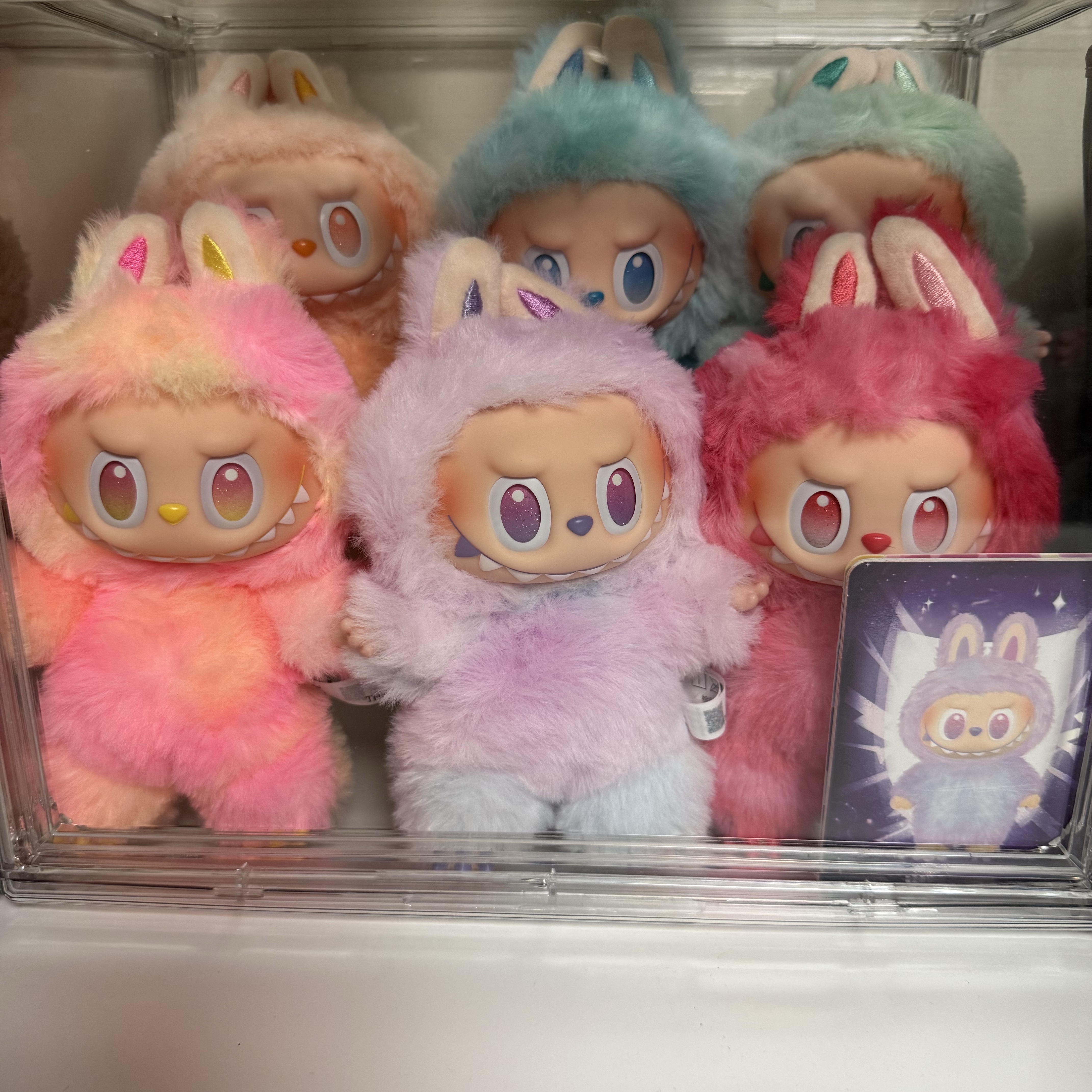 Pop Mart Labubu The Monsters Highlight Series Sealed Case (6 Blind Boxes), Pop Mart Labubu The Monsters Highlight Series Loyalty Keyring (Opened Case) 착용 스타일