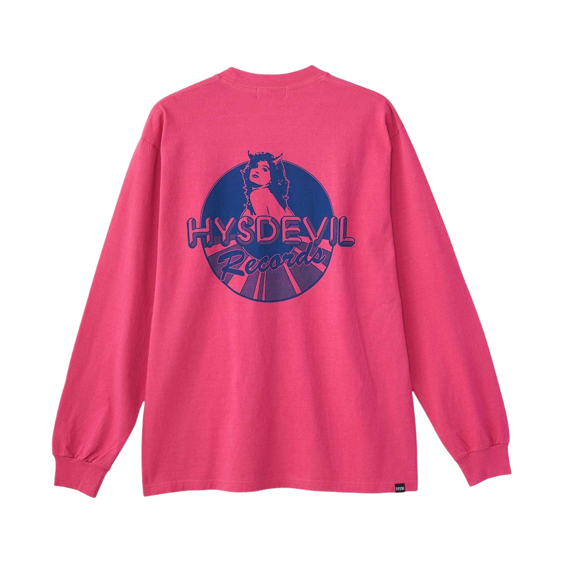 히스테릭 글래머 히스데빌 레코드 티셔츠 핑크(Hysteric Glamour Hysdevil Records T-Shirt Pink) - 2