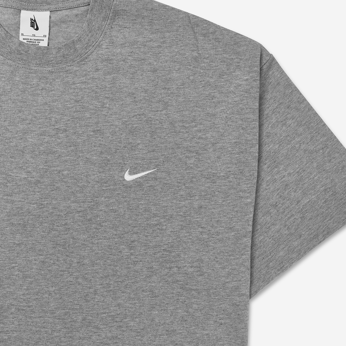 나이키 NRG 솔로 스우시 티셔츠 다크 그레이 헤더 - US/EU(Nike NRG Solo Swoosh T-Shirt Dark Grey Heather - US/EU) - 3