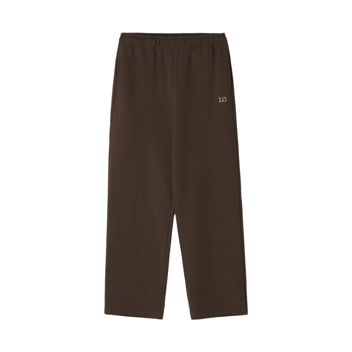 (W) 레터앤 에센셜 LE 릴랙스드 스웨트팬츠 브라운((W) Letterand Essentials LE Relaxed Sweatpants Brown)