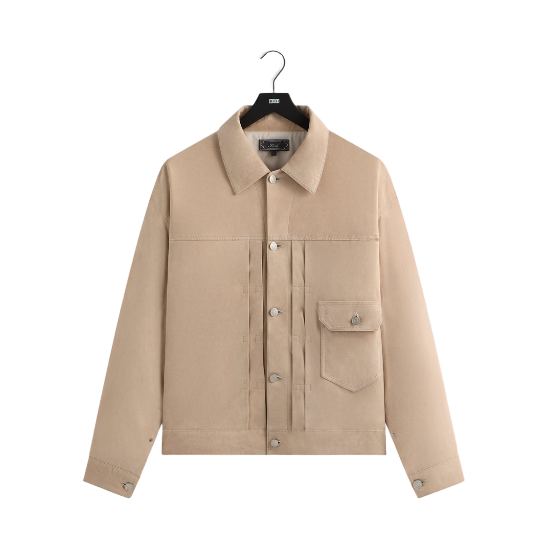 KHM010917-105 Kith Alonzo Suede Jacket Veil