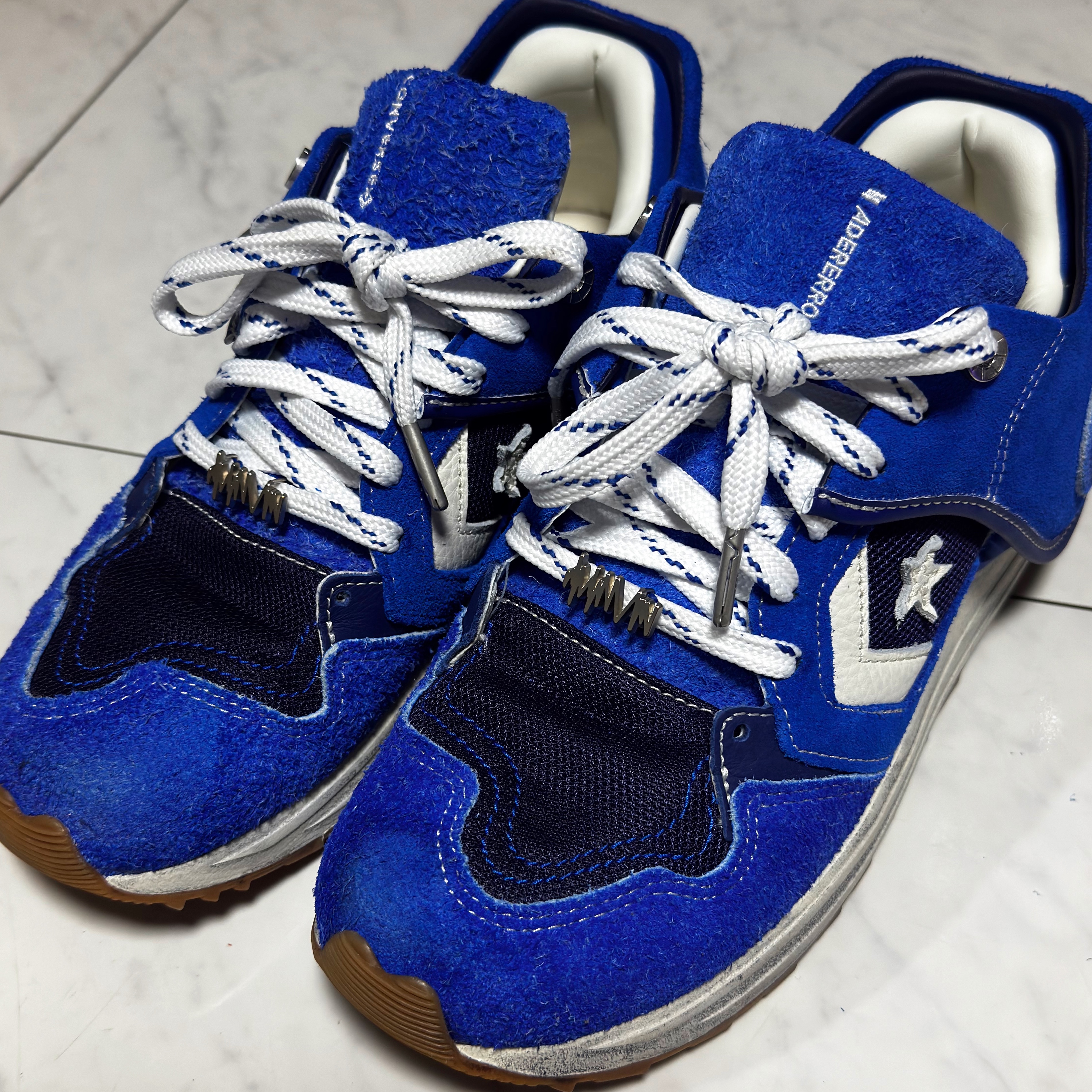 Converse x Ader Error Wave Trainer Blue μ°©μ© μ€νμΌ
