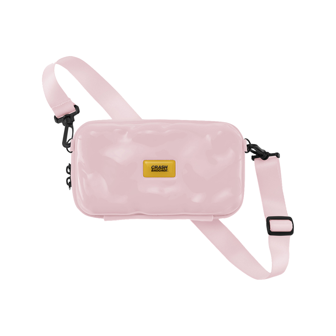 CBG-2SAC373-55 CRASH BAGGAGE Mini Icon Tone On Tone Cross Bag Skin Pink