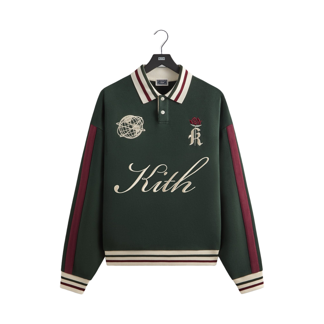 키스 스크립트 넬슨 칼라드 풀오버 스타디움(Kith Script Nelson Collared Pullover Stadium)