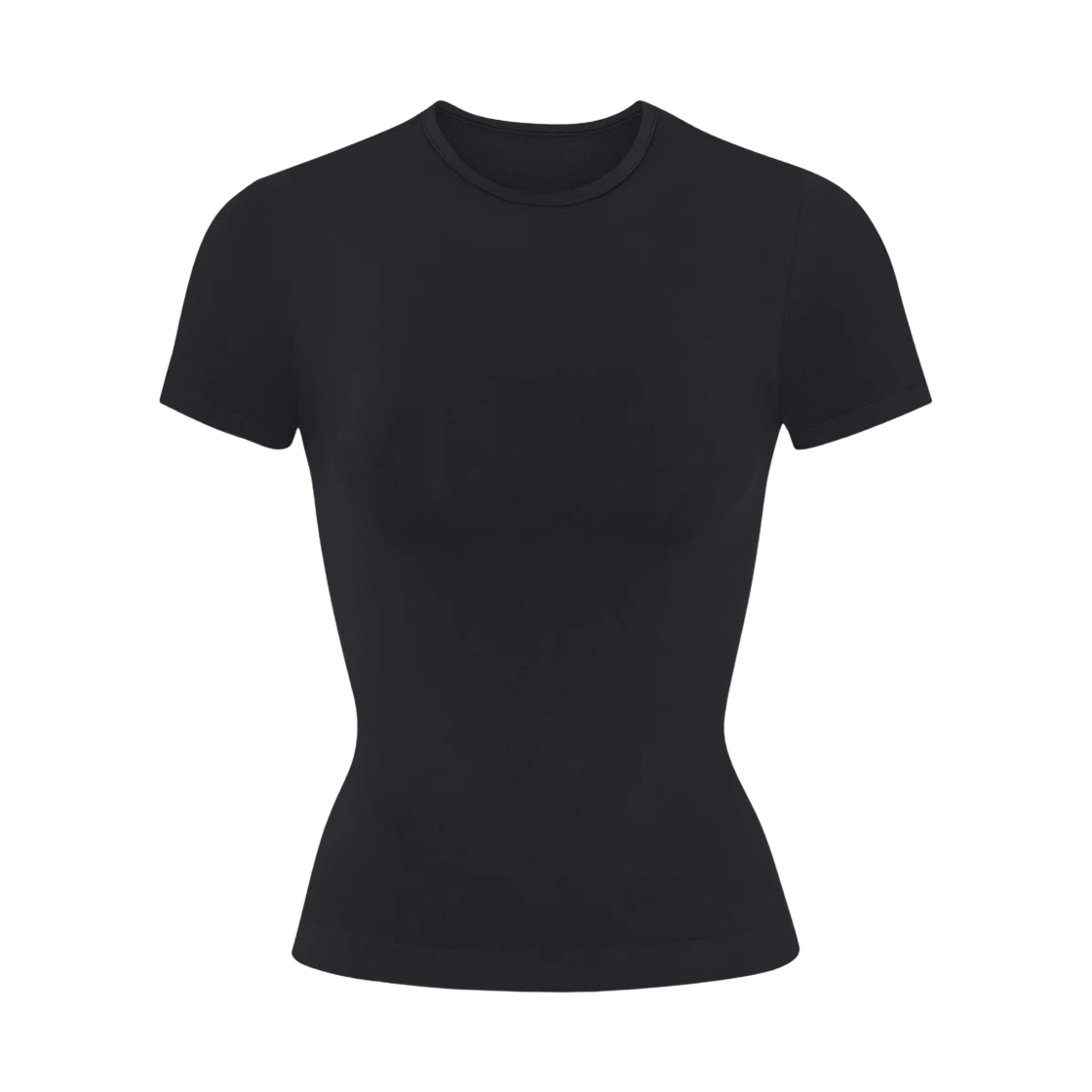 (W) 스킴스 소프트 스무딩 심리스 티셔츠 오닉스((W) Skims Soft Smoothing Seamless T-Shirt Onyx)