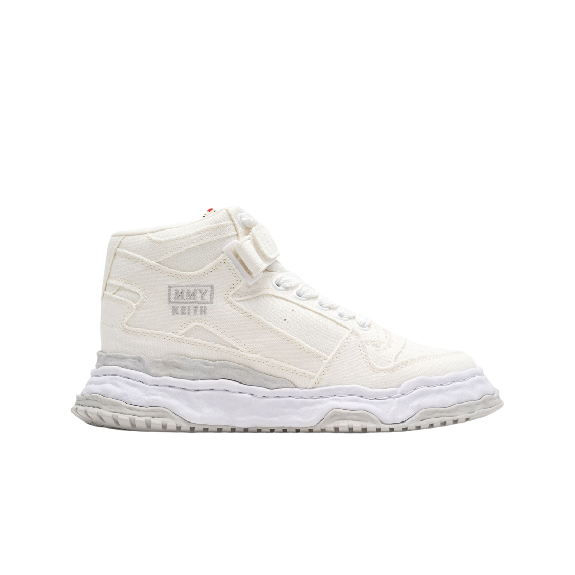 메종 미하라 야스히로 키스 OG 솔 캔버스 로우탑 스니커즈 화이트(Maison Mihara Yasuhiro Keith OG Sole Canvas Low-top Sneakers White) - 1
