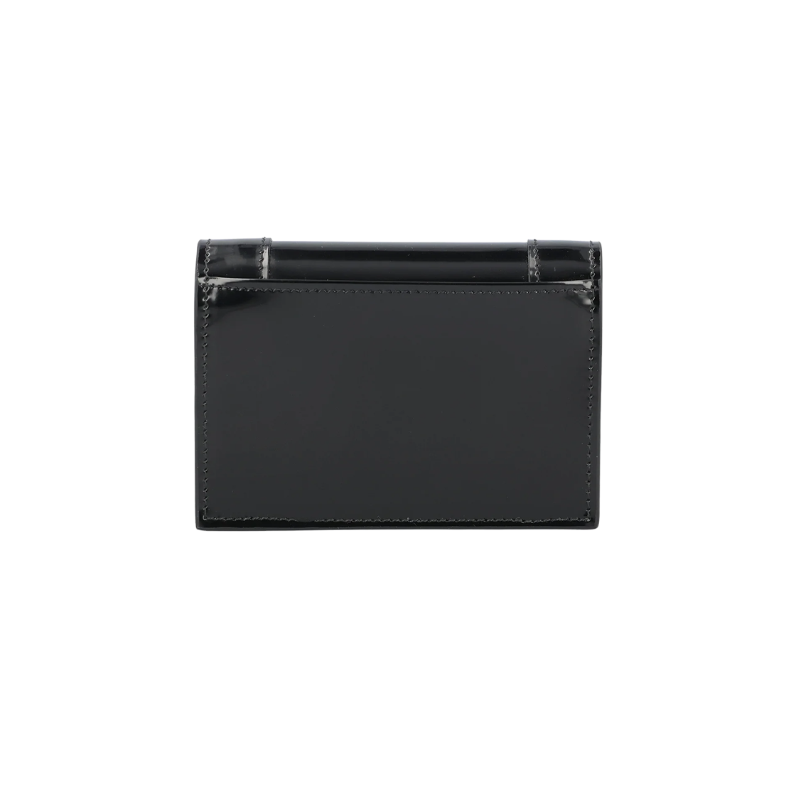 생로랑 샤이니 레더 카산드라 플랩 카드 케이스 블랙(Saint Laurent Cassandre Flap Card Case in Shiny Leather Black) - 2