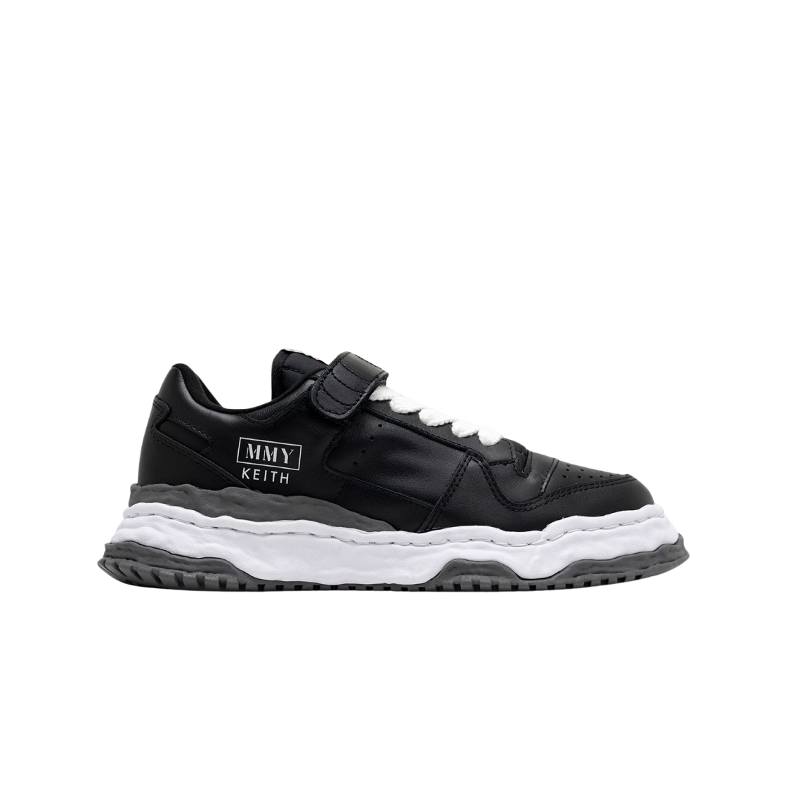 A15FW738 Maison Mihara Yasuhiro Keith OG Sole Leather Low-top Sneakers Black