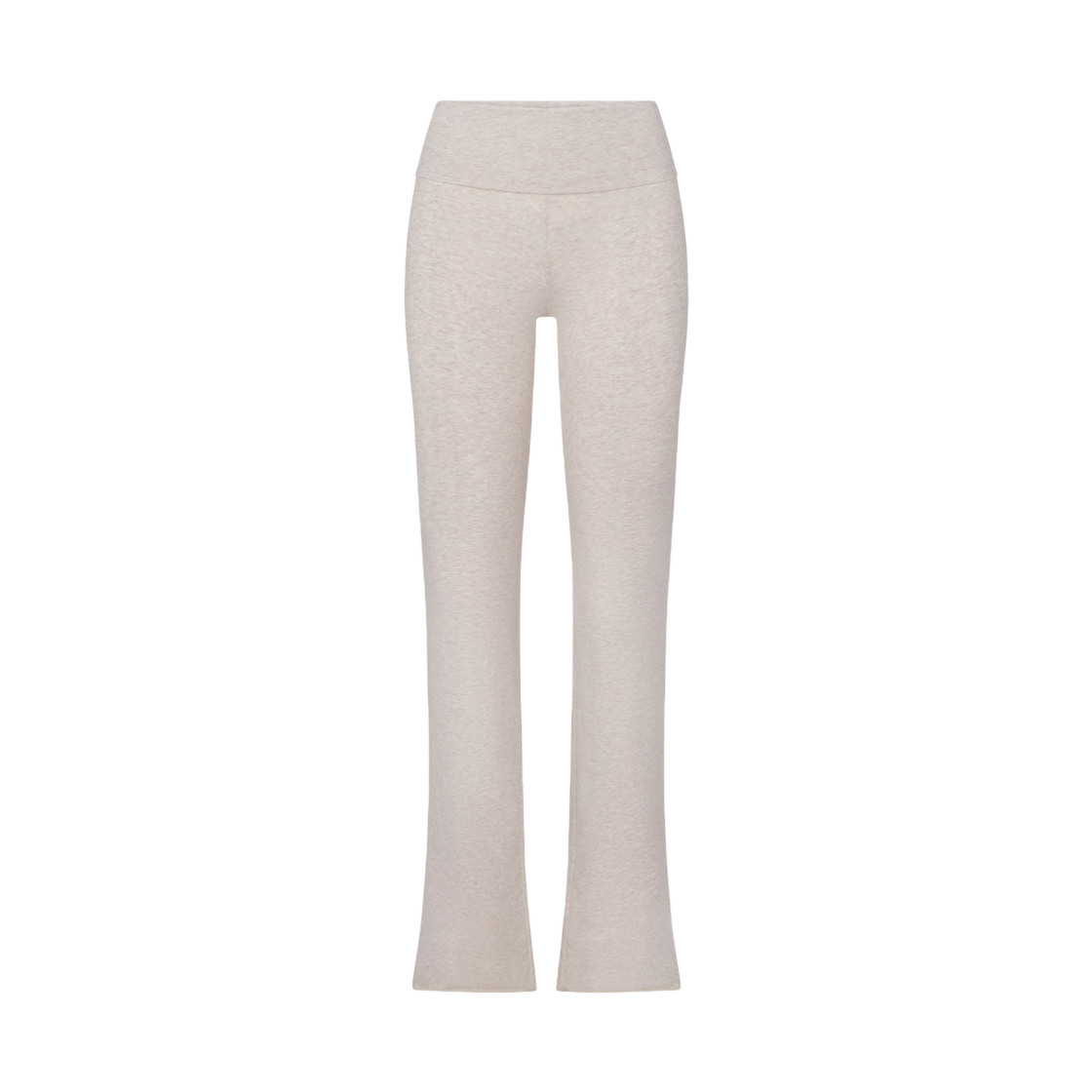 (W) 스킴스 코튼 저지 폴드오버 팬츠 헤더 오트밀((W) Skims Cotton Jersey Foldover Pant Heather Oatmeal)