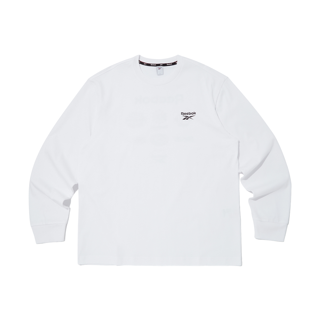 RETS5FL21OW Reebok Archive Long Sleeve Tshirt Off White