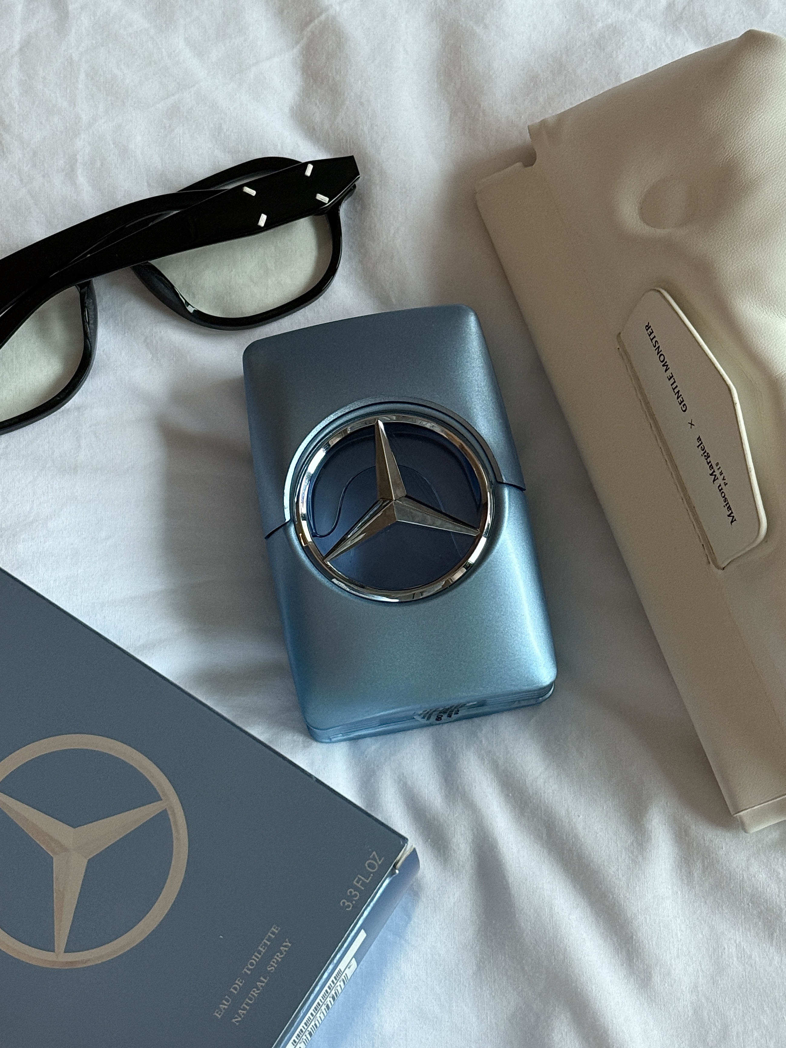 Gentle Monster x Maison Margiela MM113 Black Clear, (W) MM6 Maison Margiela Classic Chain Ring Palladium 착용 스타일 - 2