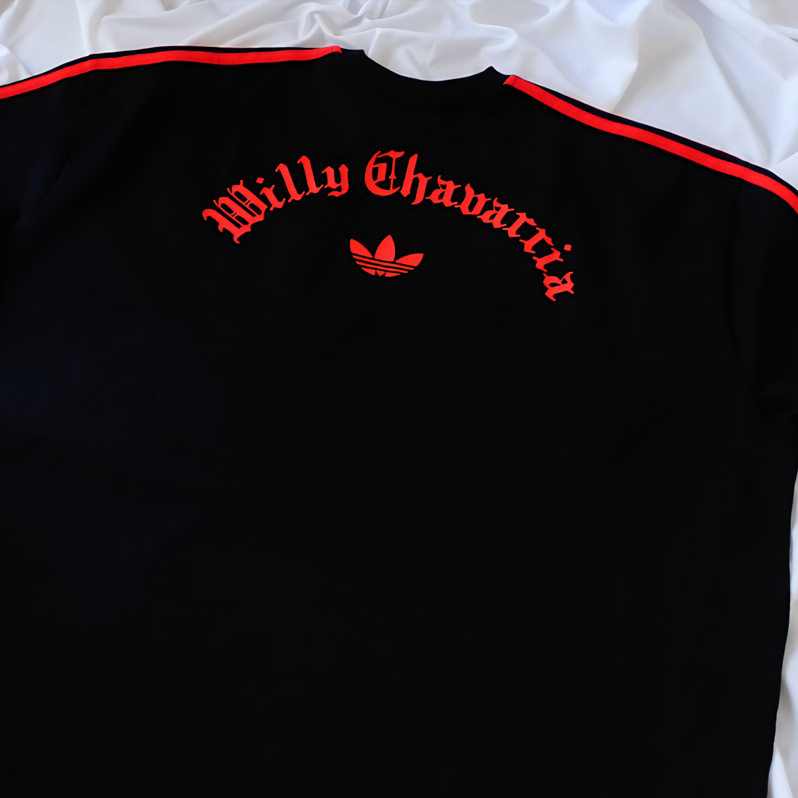 Adidas x Willy Chavarria Chavarria Signature T-Shirt Black - KR Sizing 착용 스타일 - 1