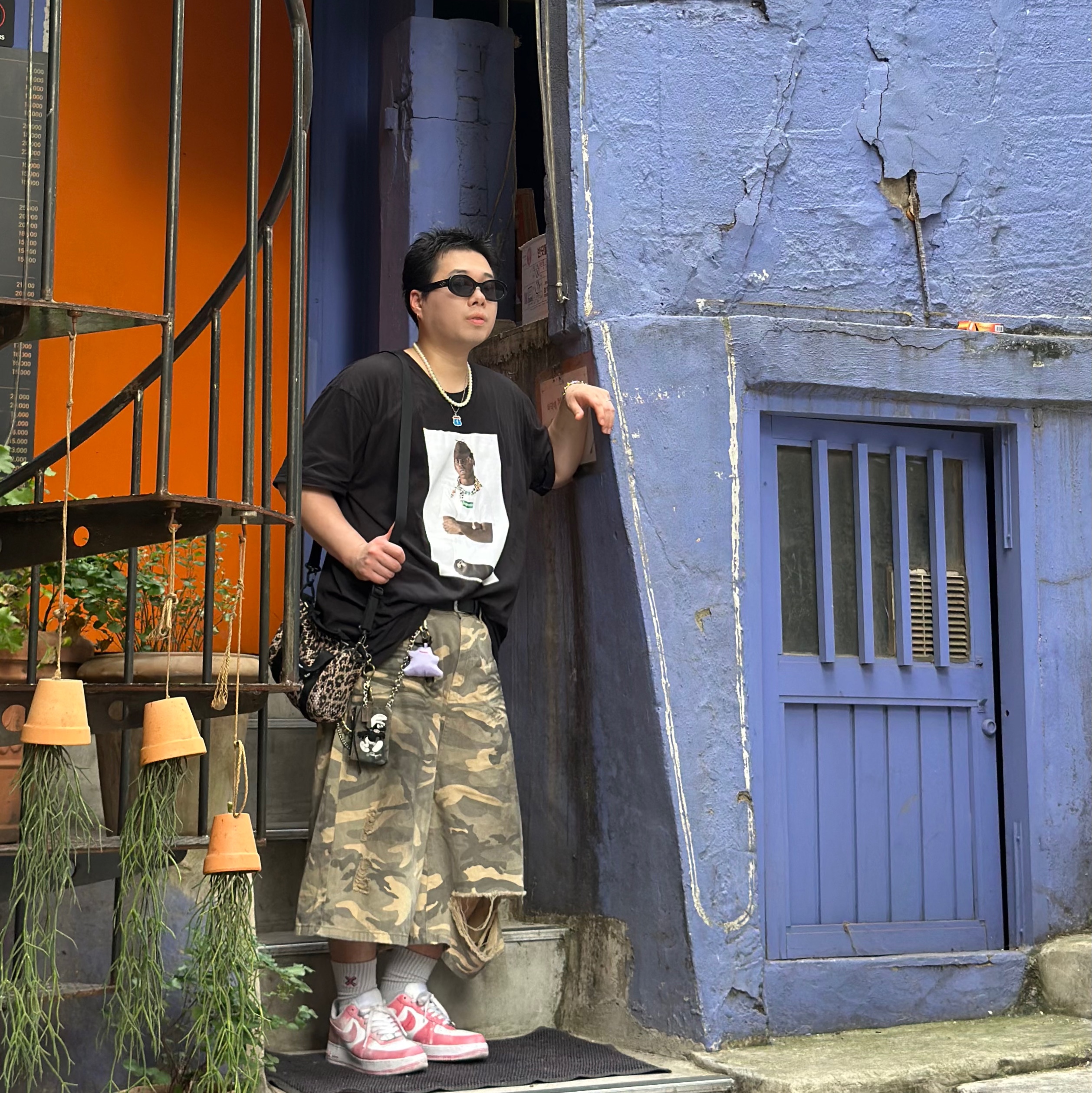 Supreme Tyler The Creator T-Shirt Black - 24FW 착용 스타일 - 3