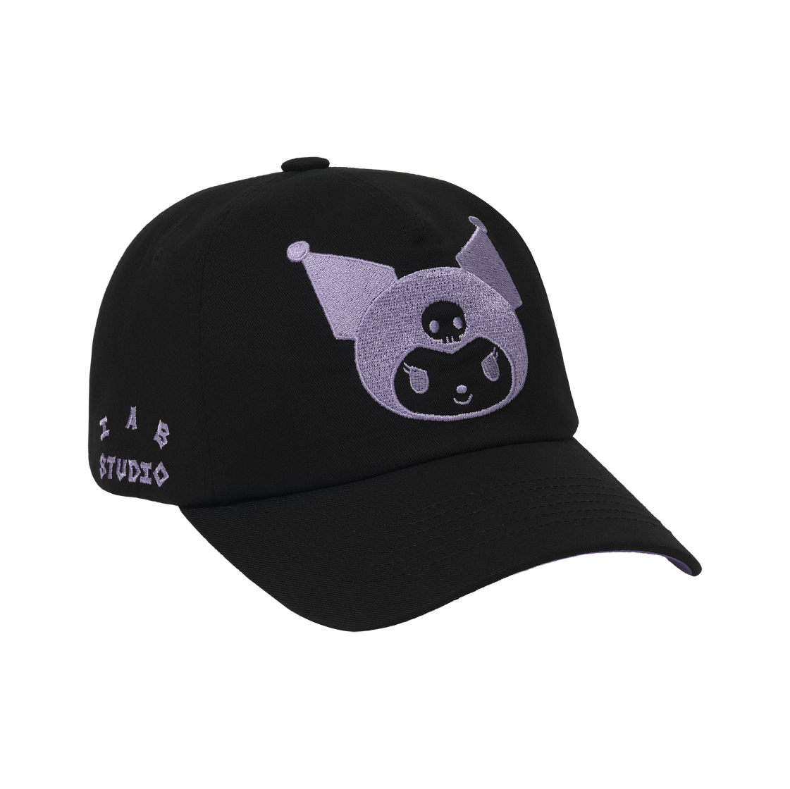 아이앱 스튜디오 쿠로미 캡 블랙 퍼플(IAB Studio Kuromi Cap Black Purple)