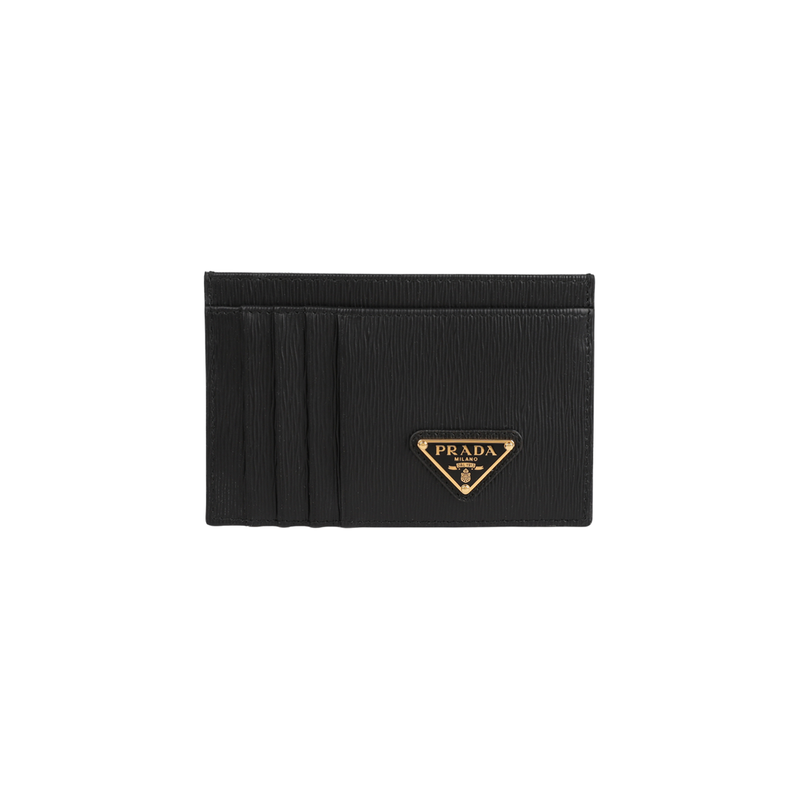 프라다 비텔로 무브 트라이앵글 로고 카드 홀더 블랙(Prada Vitello Move Triangle Logo Card Holder Black) - 1