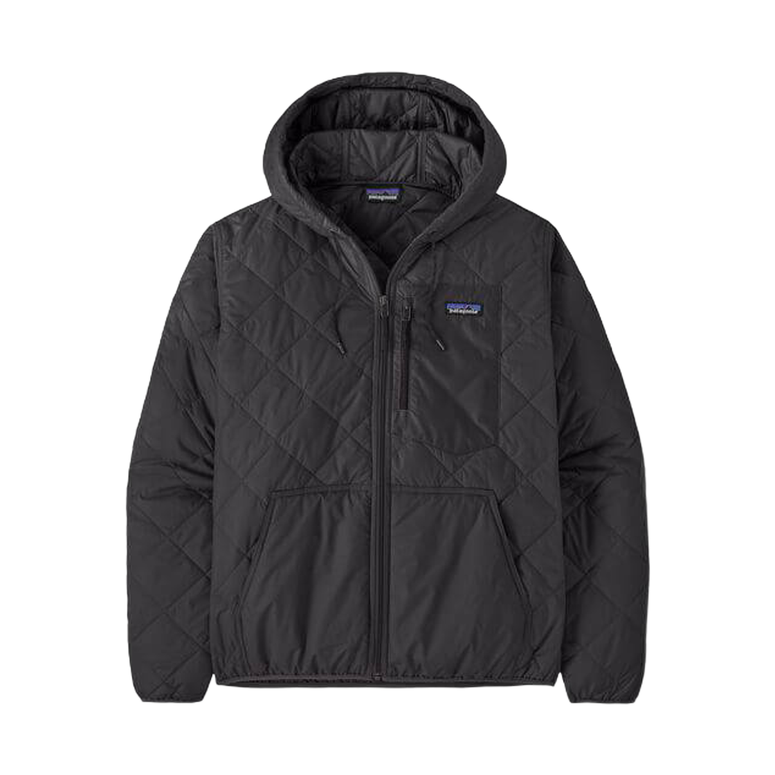 파타고니아 다이아몬드 퀼티드 보머 후디 블랙(Patagonia Diamond Quilted Bomber Hoody Black)