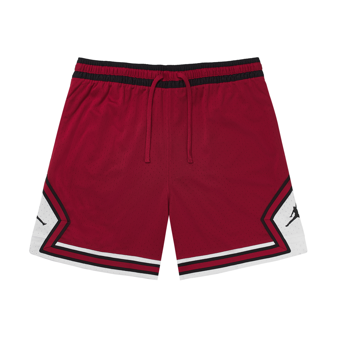 HF9910-687 Jordan Sport Dri-Fit Mesh Diamond Shorts Gym Red Black