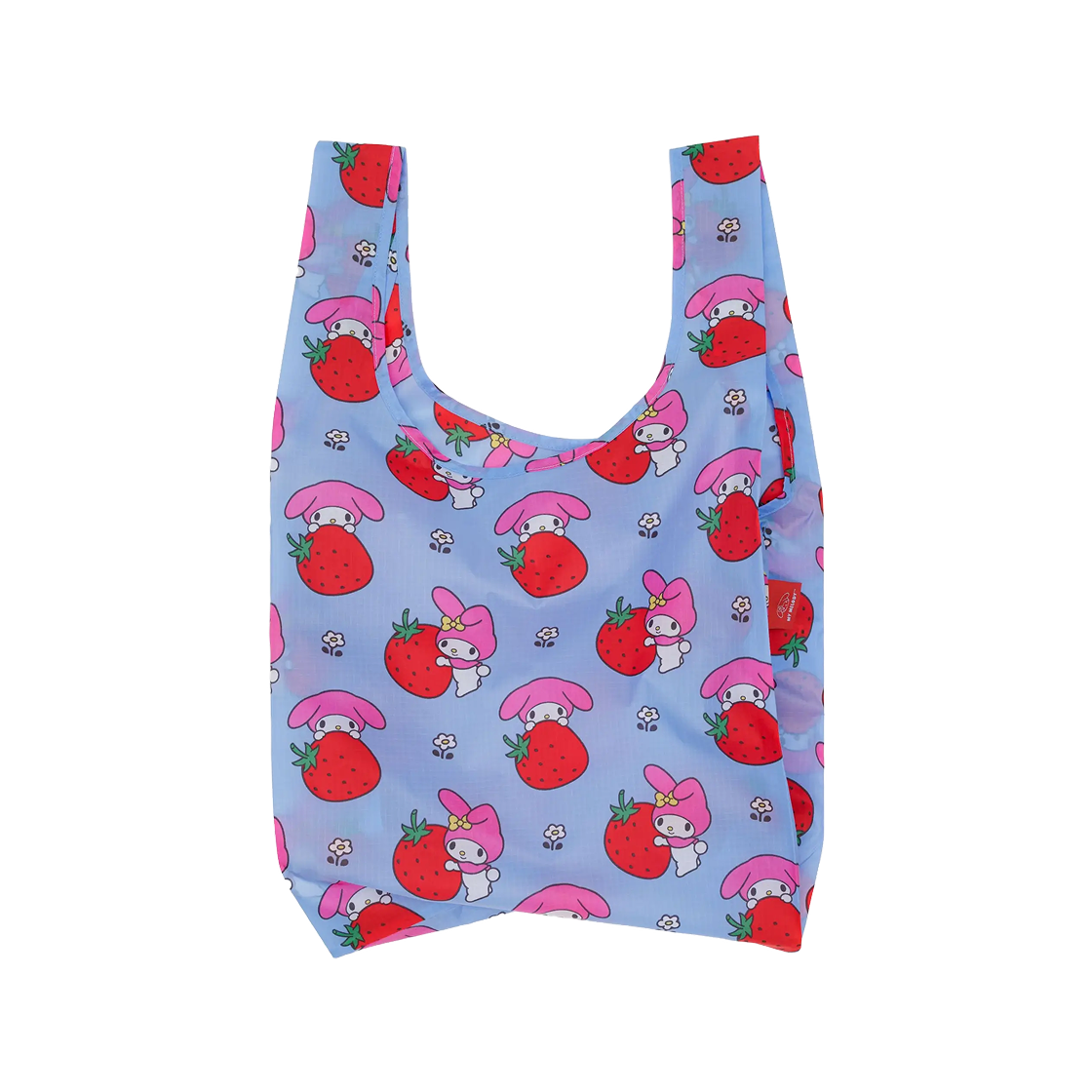 바쿠 x 산리오 스탠다드 리유저블 백 마이 멜로디 스트로베리(Baggu x Sanrio Standard Reusable Bag My Melody Strawberry)
