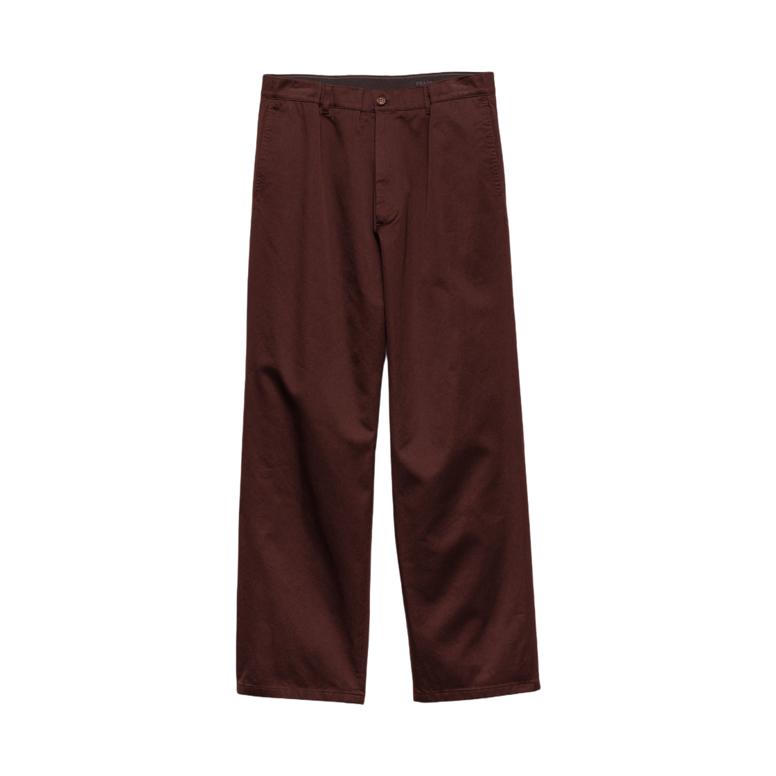 프라다 코튼 팬츠 코코아 브라운(Prada Cotton Pants Cocoa Brown) - 1